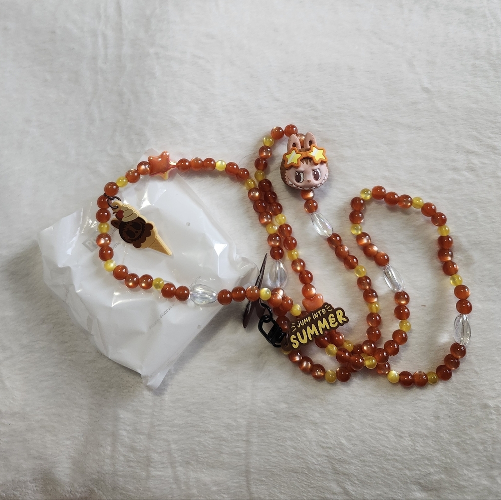 POP LAND [Exclusive] The Monsters Summer Passion Jump Into Summer Lanyard 🤎